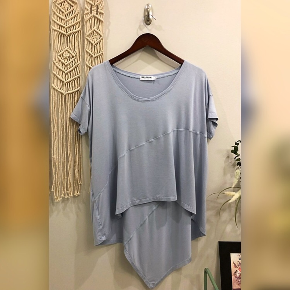 SUKI + SOLAINE || Essential Panel Blue Box Tee